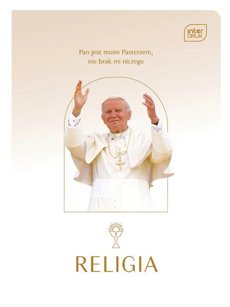 Zeszyt Interdruk A5/32 Kratka Religia z papieżem