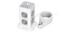 listwa-stojaca-kompaktowa-tessan-rozgaleznik-8xac-2xusb-a-1x-usb-c-3600w-5m