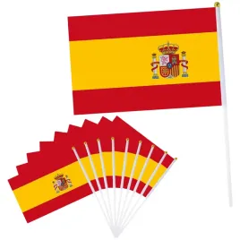 flagi-na-patyku-panstwowe-hiszpania-spain-flaga-reczna-10-sztuk