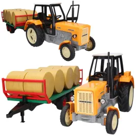 traktor-ursus-c-360-zolty-przyczepa-do-wywozu-balotow-bruder-na-prezent