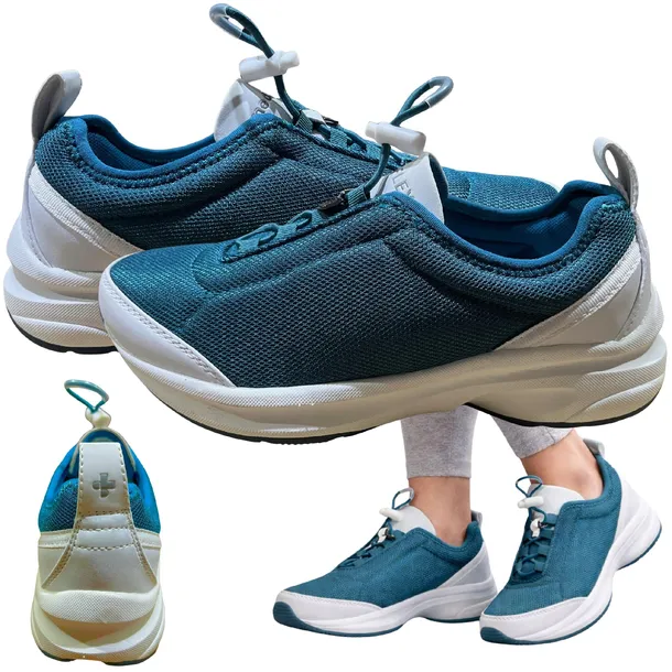 Buty Medyczne Korekcyjne Wygodne Modne Turkusowe UNISEX MediFLEX Roz. 42 EU