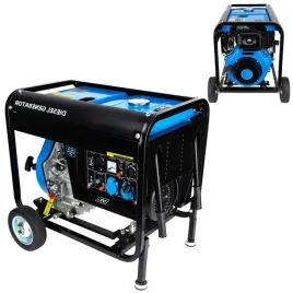 agregat-generator-pradu-zestaw-7350w-diesel-olej-gratis