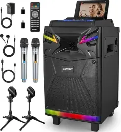 maszyna-do-karaoke-z-2-mikrofonami-bluetooth-usb-radio-fm-aux
