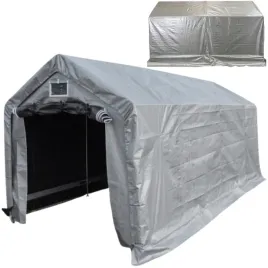 namiot-garazowy-na-motor-szary-polietylen-pe-kompaktowy-wodoodporny-3x4m