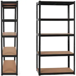 regal-magazynowy-z-drewnianymi-polkami-maksymalny-udzwig-875-kg-czarny