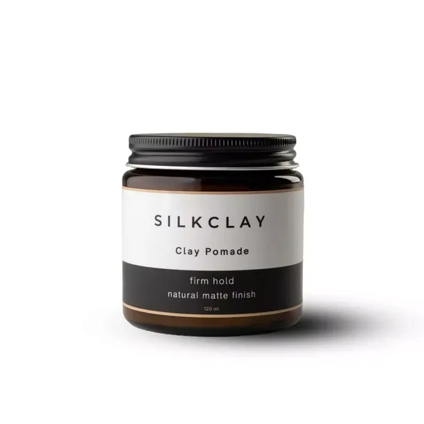 Matowa glinka do włosów Clay Pomade mocny chwyt SILKCLAY 120ml
