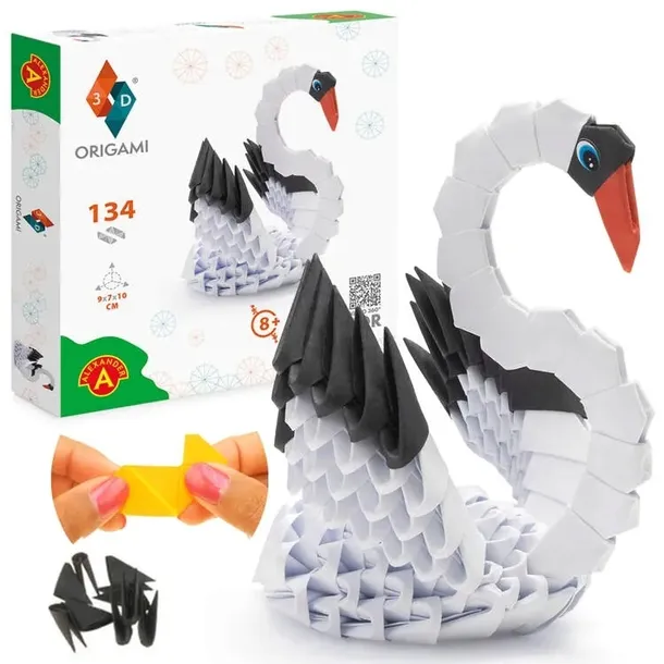 origami-3d-labedz-bohater-brak