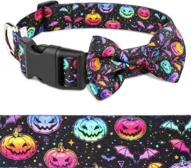obroza-dla-psa-z-kokardka-rozmiar-m-32-53-cm-halloween-dynie-regulowana