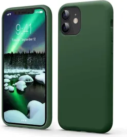 etui-na-telefon-iphone-11-61-zielone-silikonowe-flyzoo