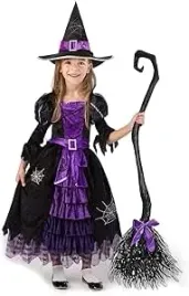 stroj-czarownicy-dla-dziewczynki-na-halloween-rozmiar-7-czarno-fioletowy