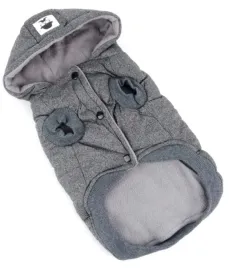 ciepla-kurtka-dla-psa-rozmiar-m-trademark-baby-szara-z-kapturem