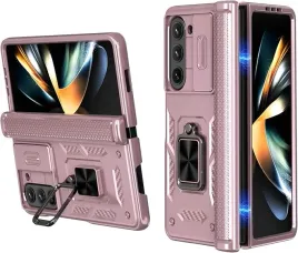 etui-na-telefon-galaxy-z-fold-5-z-oslona-aparatu-i-pierscieniem-rosegold