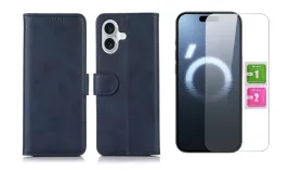 etui-z-klapka-niebieskie-skorzane-do-iphone-16-ze-szklem-hartowanym-aiziki