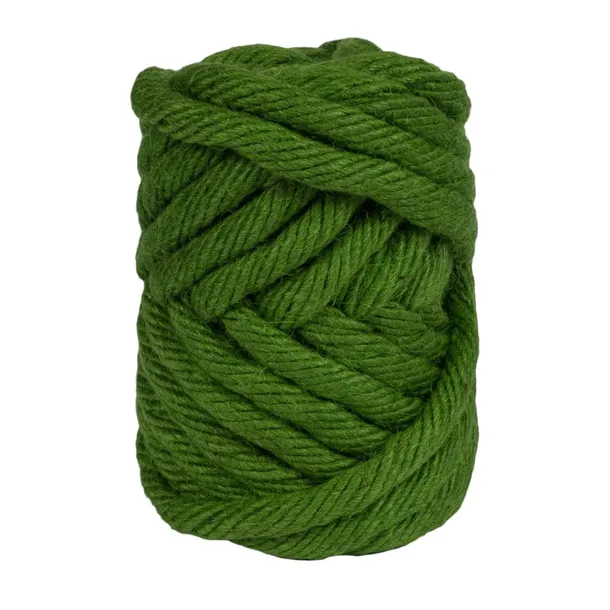 Sznurek jutowy 6,5 m ZIELONY gruby ozdobny 0,9cm