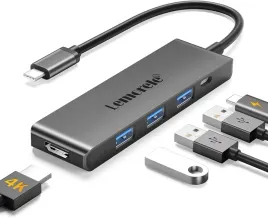 lamorele-tc22l-5-w-1-usb-c-hub-adapter-z-4k-hdmi-3-usb-3-0-100w