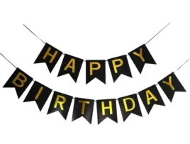 baner-czarno-zloty-happy-birthday