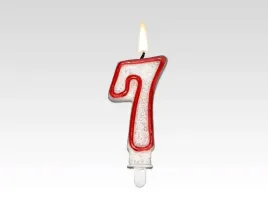 swieczka-urodzinowa-7-czerwona-z-brokatem