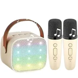 zestaw-do-karaoke-dla-dzieci-glosnik-bluetooth-2-mikrofony-bezowy