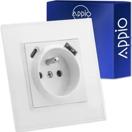 gniazdko-pojedyncze-szklane-230v-kontakt-z-bolcem-uziemieniem-biale-usb-c