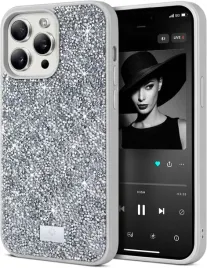 etui-z-diamencikami-do-iphone-14-pro-max-srebrne-mini-krysztalki-blingandco