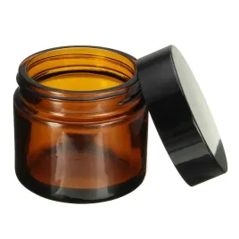 sloik-sloiczek-szklany-brazowy-60-ml-z-czarnym-wieczkiem-do-masci-swiec