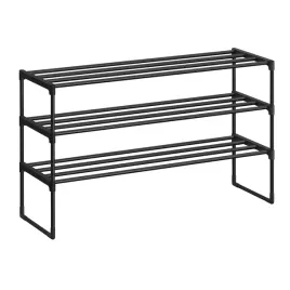 songmics-regal-na-buty-3-poziomy-polki-metalowy-czarny-loft-92-x-55-x-30cm