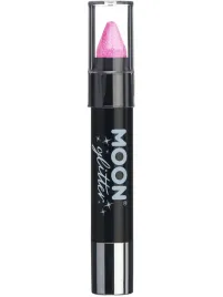 kredka-do-twarzy-ciala-buzi-sztyft-szminka-rozowa-pink-brokatowa-face-paint