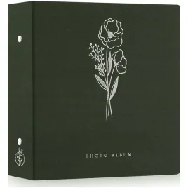 album-fotograficzny-na-zdjecia-lniany-1000-kieszeni-115-x-15-cm-zielony-xl
