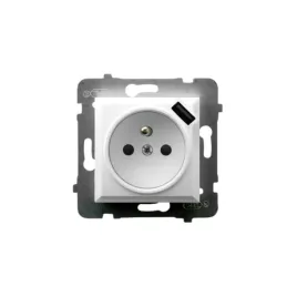 ospel-aria-gniazdo-elektryczne-pojedyncze-z-uziemieniem-i-usb-biale-modul