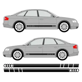 naklejki-do-audi-pasy-na-bok-samochodu