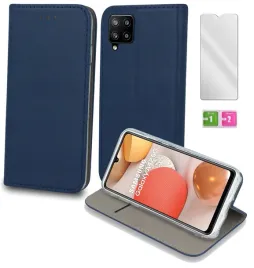 etui-z-klapka-do-samsung-galaxy-a42-5g-granatowy-magnetic-szklo-na-ekran