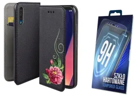 etui-z-klapka-do-samsung-galaxy-a50-wzory-smart-magnet-szklo-na-ekran-9h