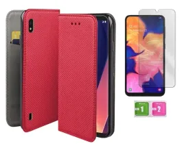etui-z-klapka-do-samsung-galaxy-a10-czerwony-smart-magnet-szklo-na-ekran
