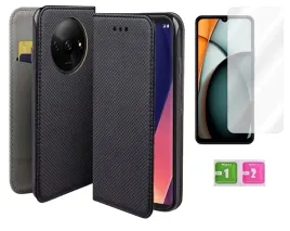 etui-z-klapka-do-xiaomi-redmi-a3-4g-czarny-smart-magnet-szklo-na-ekran-9h