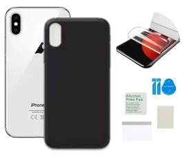etui-matowe-do-iphone-xs-czarny-case-obudowa-plecki-folia-ochronna-tpu
