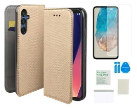 etui-z-klapka-do-samsung-galaxy-m35-5g-smart-magnet-zloty-folia-ochronna