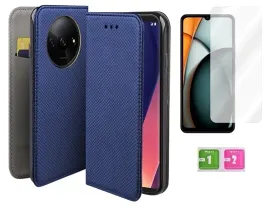 etui-z-klapka-do-xiaomi-redmi-a3-4g-niebieski-smart-magnet-szklo-na-ekran