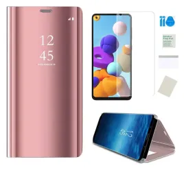 etui-z-klapka-do-samsung-galaxy-a21-clear-view-rozowy-folia-ochronna-tpu
