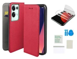 etui-z-klapka-do-oppo-reno-8-pro-5g-czerwony-magnet-case-zamykane-folia