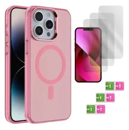 etui-do-iphone-13-magsafe-matowy-pokrowiec-kolory-szkla-na-ekran-3-sztuki