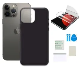 etui-matowe-do-iphone-13-pro-max-czarny-obudowa-plecki-folia-ochronna-tpu