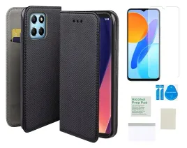etui-z-klapka-do-honor-x8-5g-czarny-smart-magnet-pokrowiec-folia-ochronna