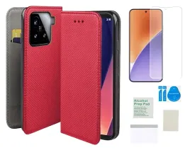 etui-z-klapka-do-xiaomi-15-czerwony-smart-magnet-obudowa-folia-ochronna