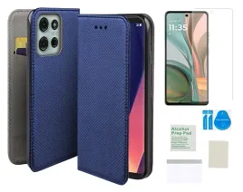 etui-z-klapka-do-motorola-moto-g75-5g-niebieski-pokrowiec-folia-ochronna