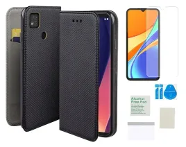 etui-z-klapka-do-xiaomi-redmi-9c-smart-magnet-czarny-case-folia-ochronna