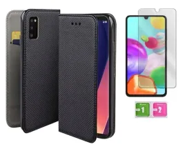 etui-z-klapka-do-samsung-galaxy-a41-czarny-smart-magnet-obudowa-szklo-9h