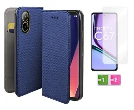 etui-z-klapka-do-realme-c67-4g-niebieski-smart-magnet-case-szklo-na-ekran