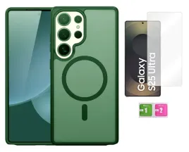 etui-magsafe-do-samsung-galaxy-s25-ultra-matte-zielony-szklo-na-ekran-9h