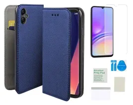 etui-z-klapka-do-samsung-galaxy-a05-magnet-case-niebieski-folia-ochronna