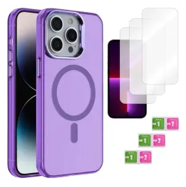 etui-do-iphone-13-pro-magsafe-matowy-case-kolory-szkla-na-ekran-3-sztuki
